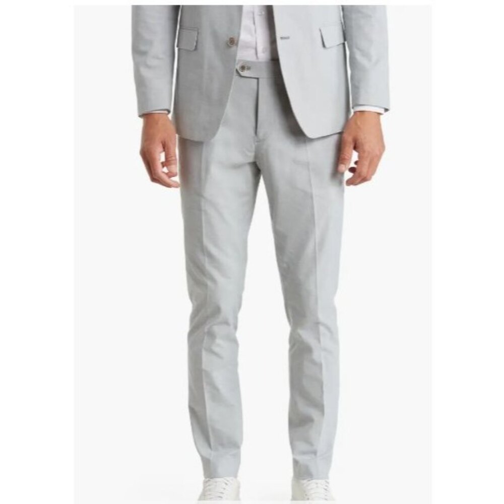 Original Penguin Green Chambray Flat‎ Front Pants - NWT Size 40x30